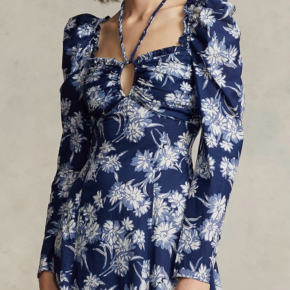 POLO Ralph Lauren Floral Halter-Tie Dress - Picture 5 of 6